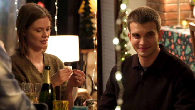 Walentynki z M jak miłość odcinek specjalny.  Mateusz (Rafał Kowalski),  Majka (Matylda Giegżno