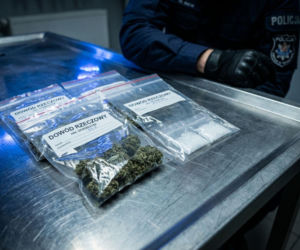 Zatrzymanie w Sosnowcu. Pseudokibice wpadli z 15 kilogramami narkotyków