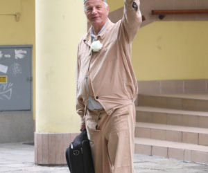 JAN RULEWSKI W DRELICHU Z SYMBOLEM NIENAWIŚCI.