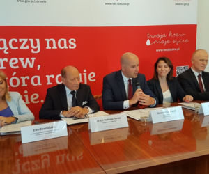 Rzeszowianie oddali krew na Trasie Czerwonej Nitki