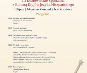 Muzeum Zamoyskich zaprasza na Kozłowieckie Spotkania z Kulturą Krajów Języka Hiszpańskiego [AUDIO]