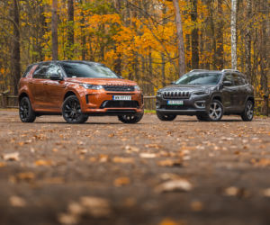 Land Rover Discovery Sport 2.0P 200 KM AT9 AWD R-Dynamic HSE vs. Jeep Cherokee 2.2 MultiJet 195 KM AT9 AWD Limited