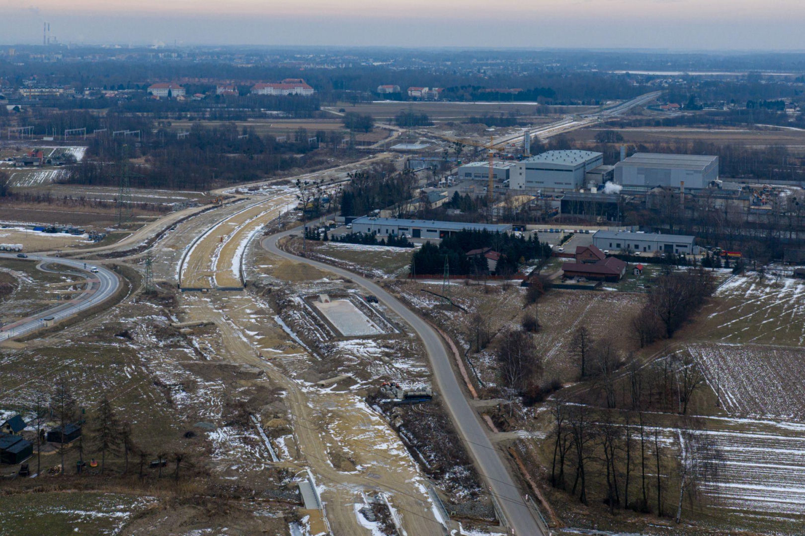 Obwodnica Oświęcimia w budowie - DK44