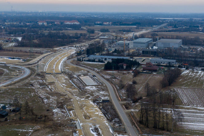 Obwodnica Oświęcimia w budowie - DK44