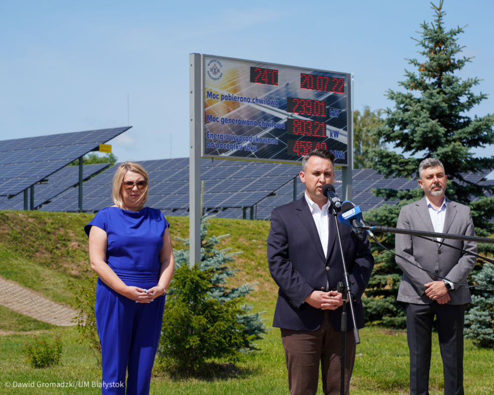 Wodociągi Białostockie wybudowały elektrownię fotowoltaiczną