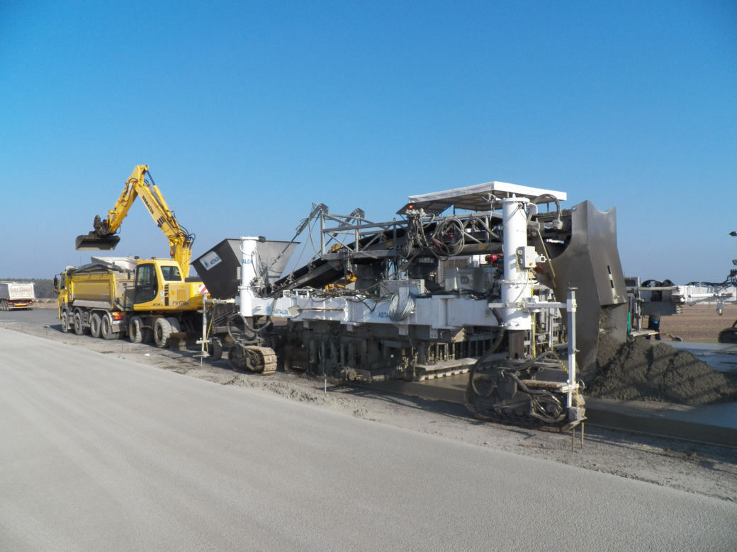 betonowa nawierzchnia droga s8
