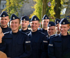 Ślubowanie nowych funkcjonariuszy podlaskiej policji