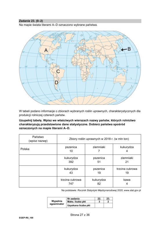 Matura 2024: geografia poziom rozszerzony. Arkusze CKE [STARA FORMUŁA 2015]
