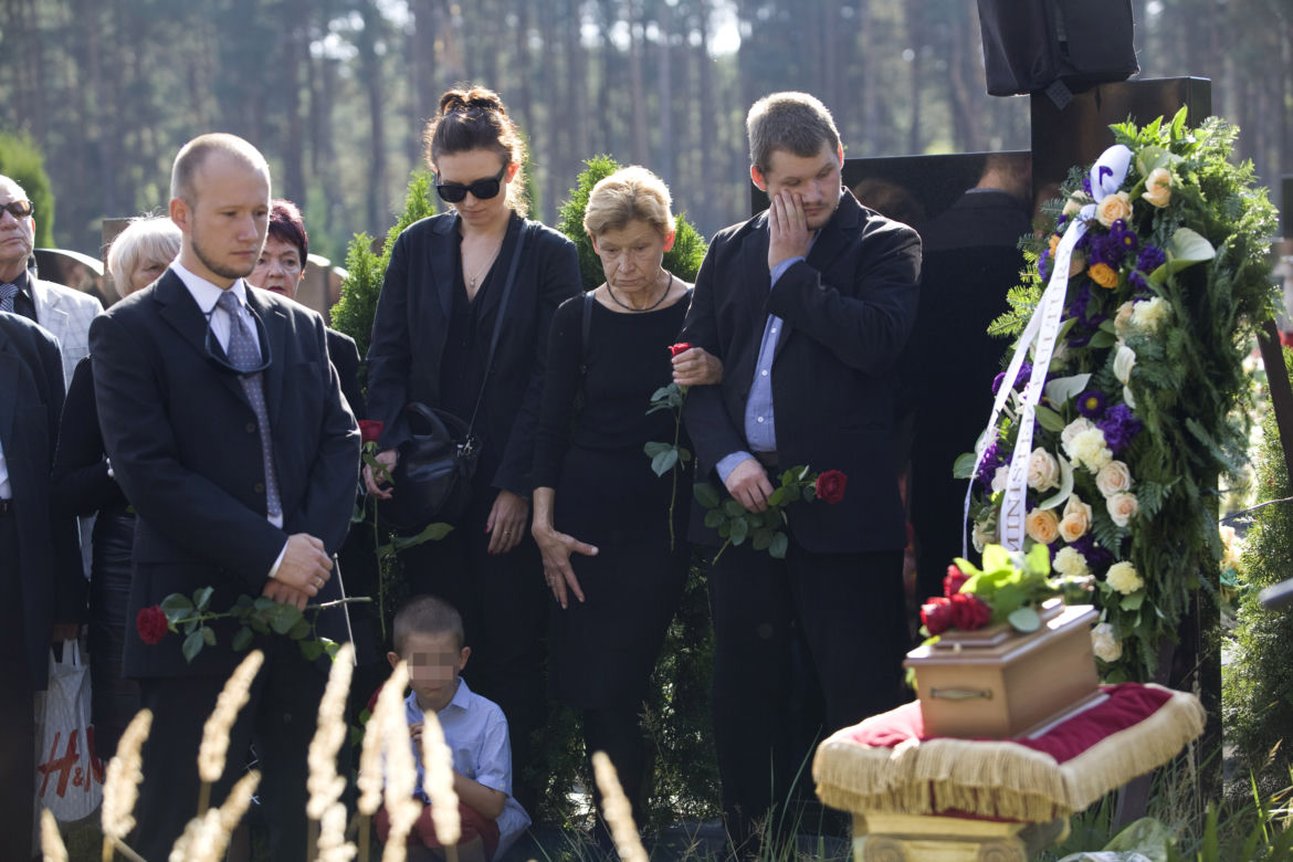 POGRZEB PIOTRA CIEŚLAKA, DYREKTORA TEATRU DRAMATYCZNEGO W WARSZAWIE