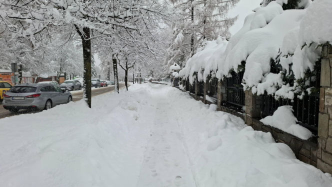 Atak zimy na Podhalu