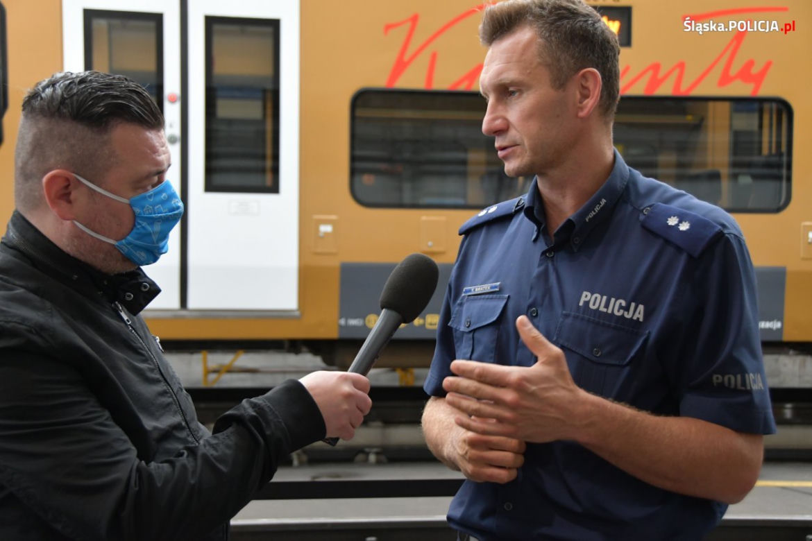 Policjant  został nagrodzony za swoją postawę