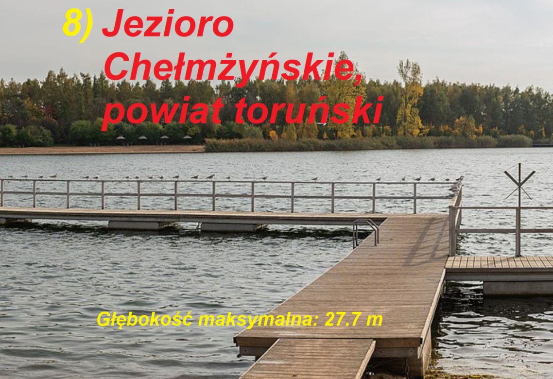 Ranking najgłębszych jezior kujawsko-pomorskiego