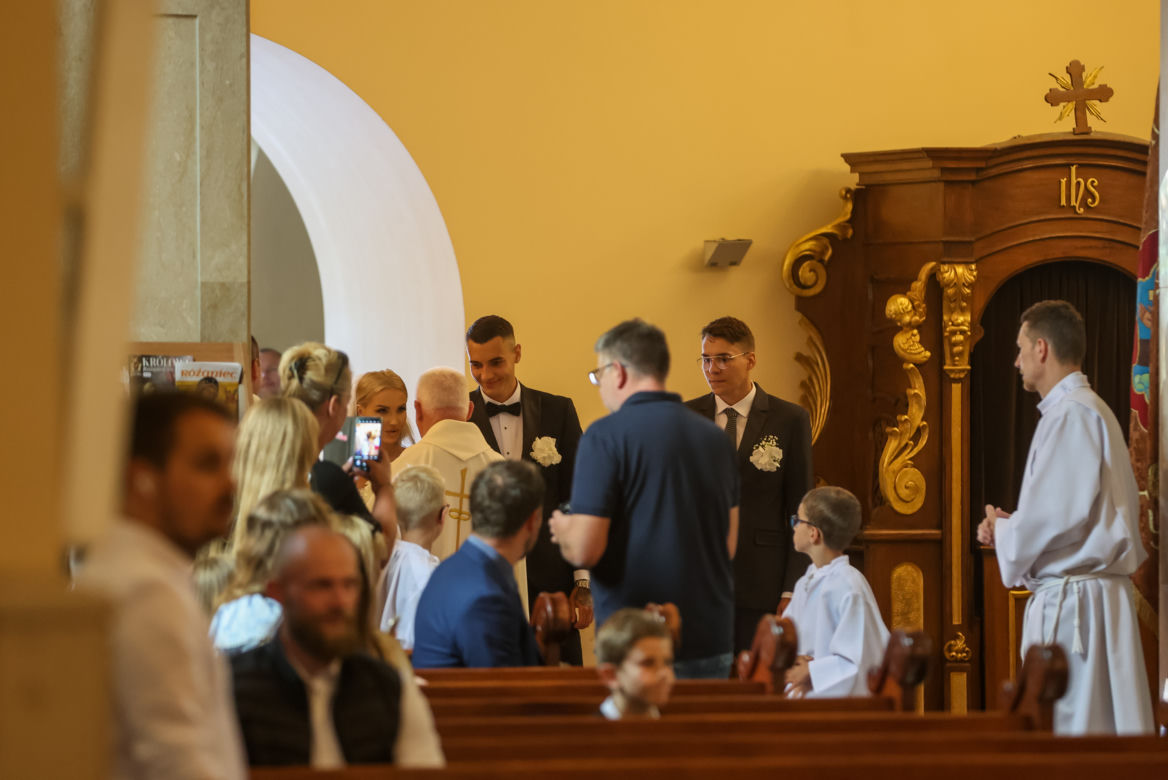 Ślub Jakuba Kiwiora i Claudii Kowalczyk