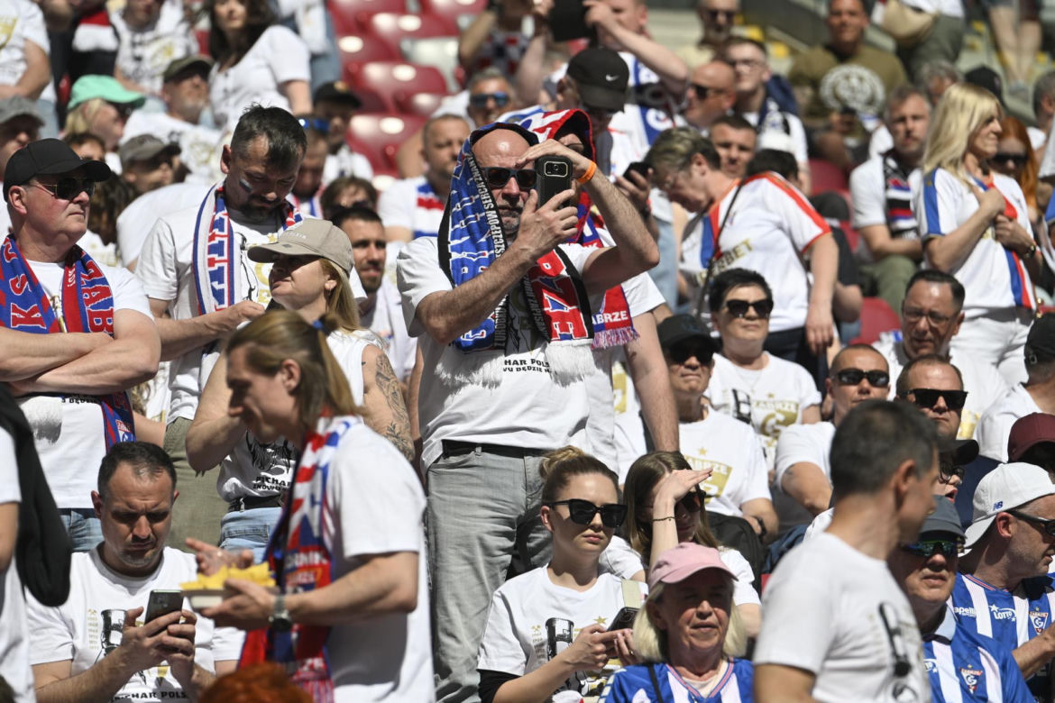 Kibice na finale Pucharu Polski: Górnik - Raków