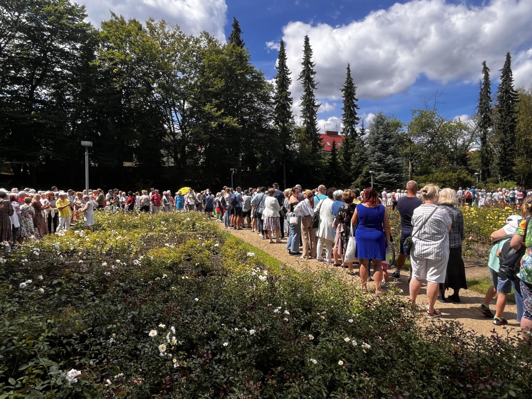 Kolejka tort urodziny Szczecina 
