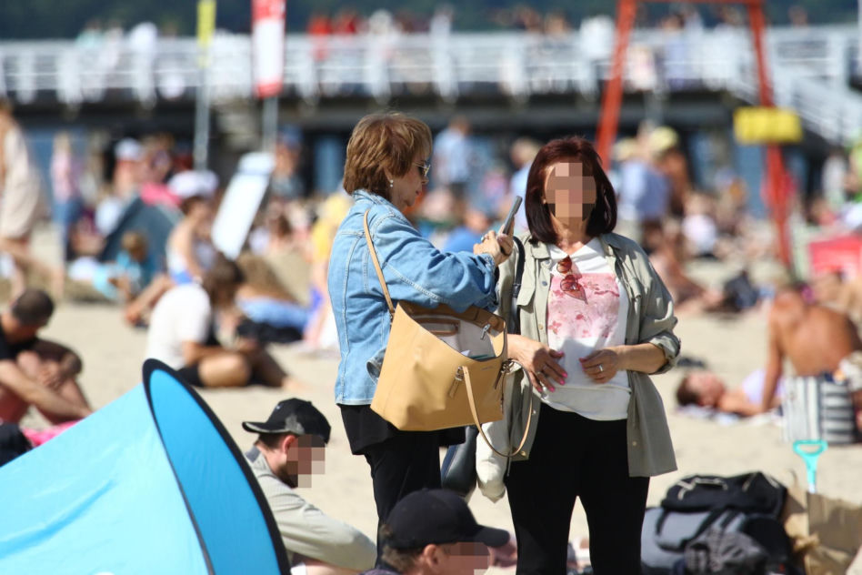 Izabela Trojanowska elegancka nawet na plaży