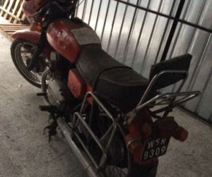 Jawa CZ350 ze słynnego napadu na bank na sprzedaż