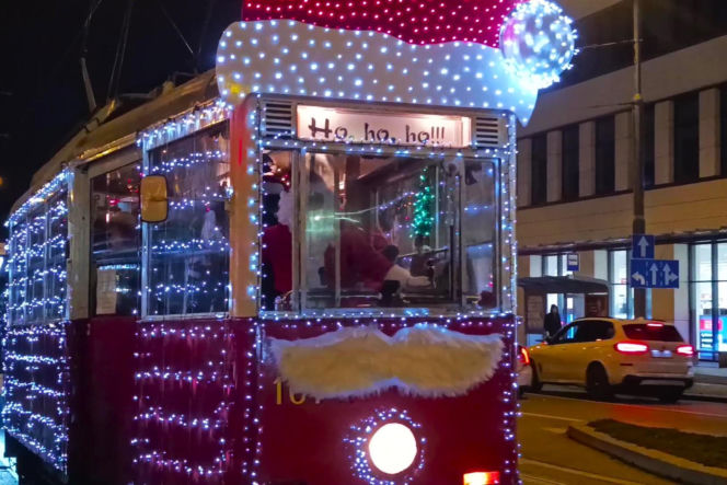Świąteczne tramwaje w Szczecinie