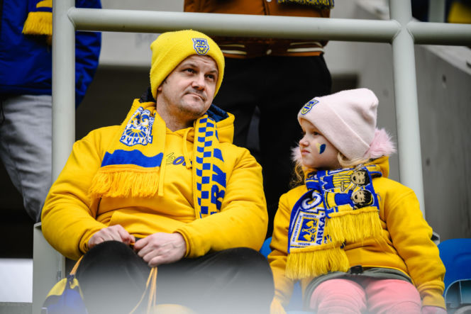 Arka Gdynia - GKS Katowice: Zdjęcia kibiców z meczu 22. kolejki PKO BP Ekstraklasy