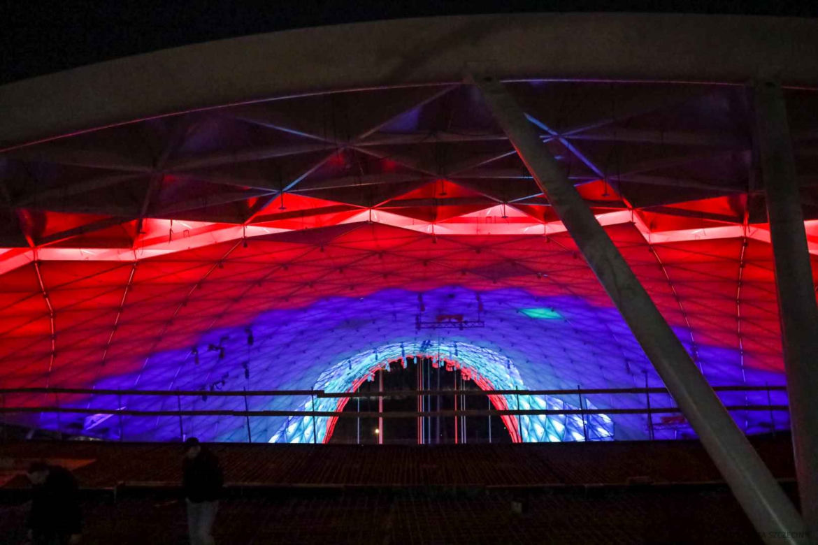 Spektakularna iluminacja Teatru Letniego w Szczecinie