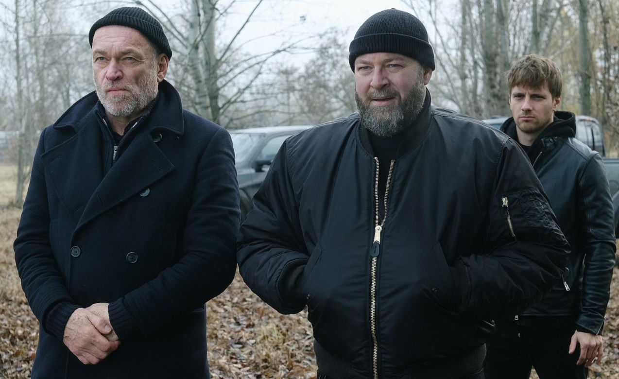 Krew z krwi 3, odc. 7: Franek (Maciej Musiał), Luther (Mariusz Bonaszewski), Bronek (Szymon Bobrowski) 