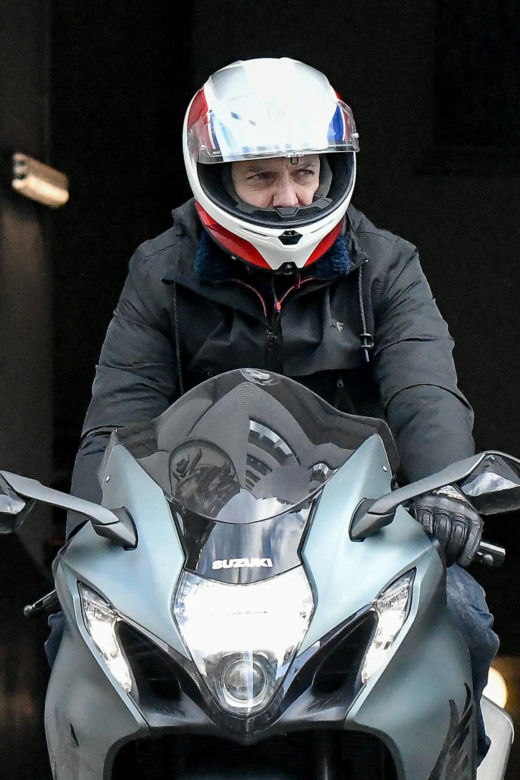Hubert Urbański na motorze