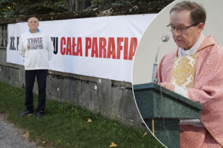 Ksiądz zgodził się na wygnanie. Parafianie żądają jego powrotu