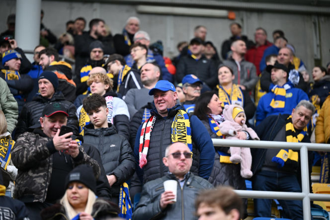 Arka Gdynia - Widzew Łódź: Zdjęcia kibiców i zawodników z meczu 25. kolejki PKO BP Ekstraklasy