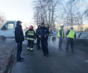 Doszło do rozszczelnienia zbiornika z ciekłym azotem