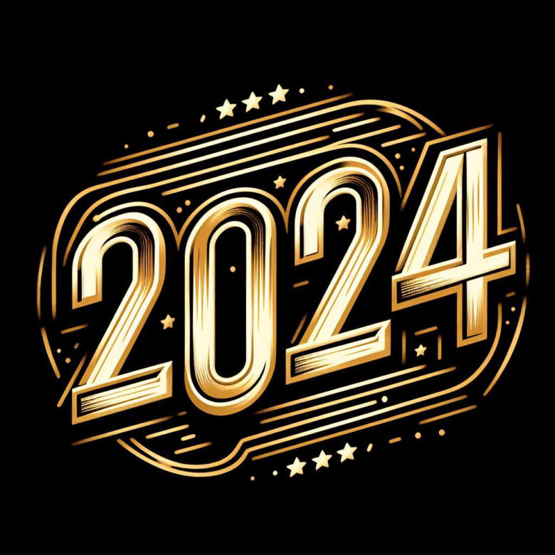 Kartki noworoczne na 2024 r.