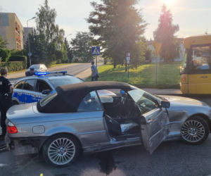 Szaleńczy pościg ulicami Koszalina. BMW staranowało radiowozy