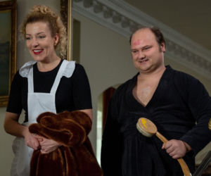 Barwy szczęścia odc. 2425. Żabcia (Hanna Klepacka), Rysiek Gawron (Sebastian Stankiewicz)