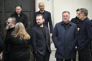 Gwiazdy na pogrzebie Jacka Magiery