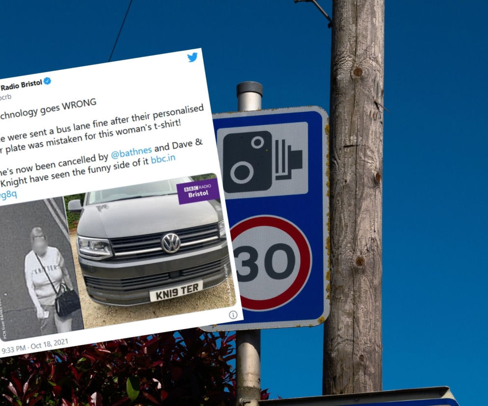 Fotoradar zrobił zdjęcie kobiecie idącej pieszo. Wystawiono mandat. Wszystko przez bluzkę z napisem