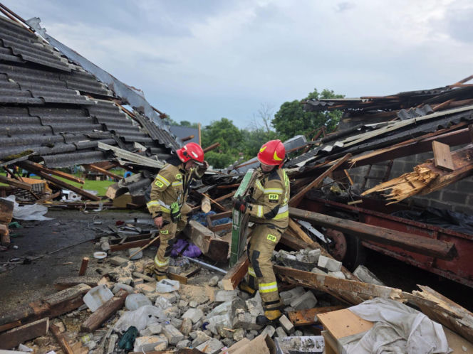 Groźne burze w Świętokrzyskiem (22.06.2026)