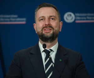 Szef MON Władysław Kosiniak-Kamysz podczas konferencji Szpejowisko 2.0 w siedzibie Dowództwa Wojsk Obrony Terytorialnej w Zegrzu