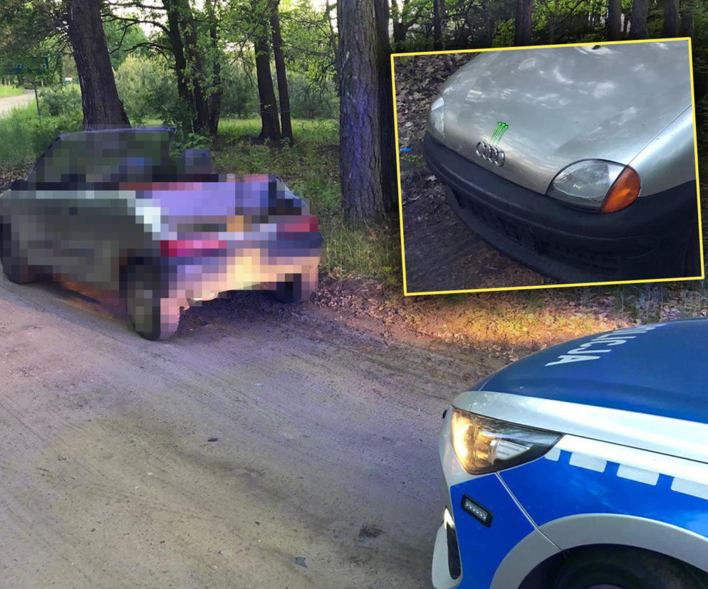 Fiat Seicento ze znaczkiem Audi nie miało dachu