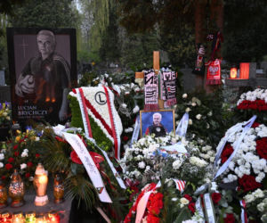 Tak wygląda grób Jacka Magiery po pogrzebie