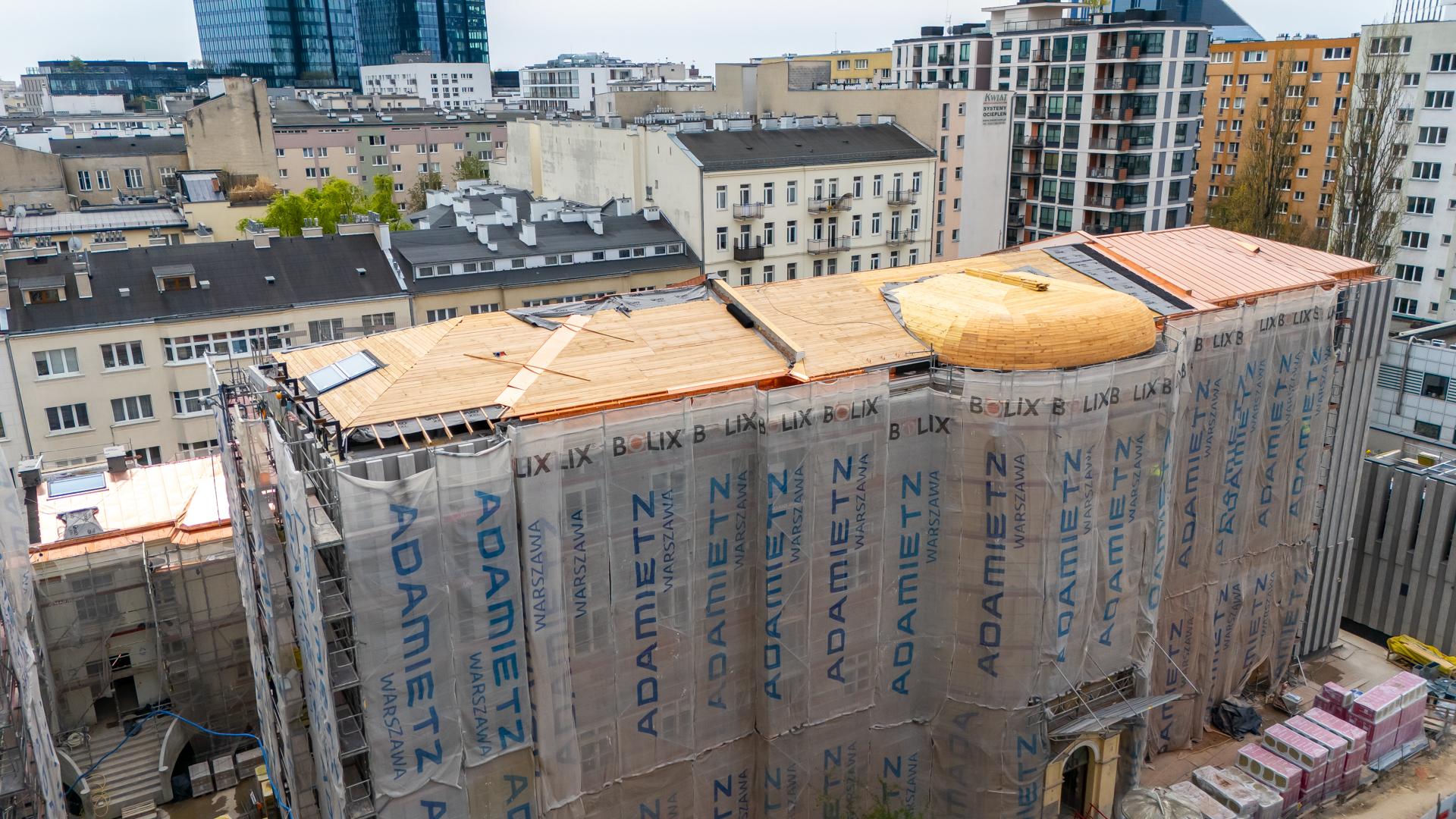 Budowa Muzeum Getta Warszawskiego - kwiecień 2026