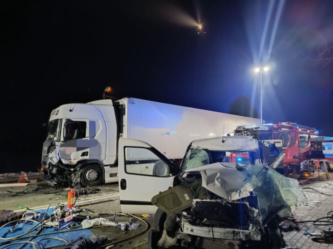 Wypadek w Uszwi na K75