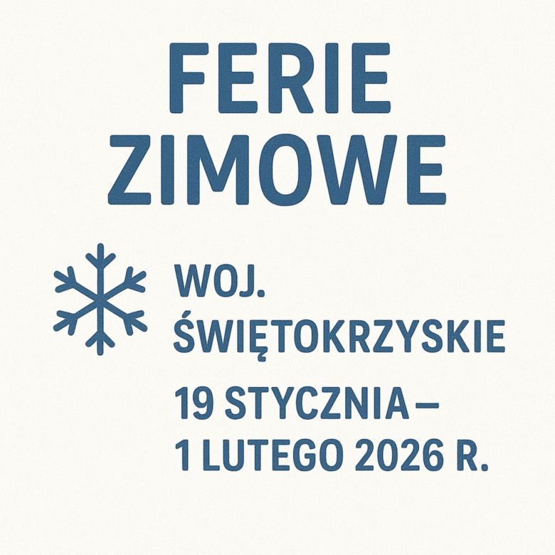 Ferie zimowe 2025/2026
