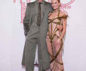 Jacob Elordi i Margot Robbie na premierze Wichrowych Wzgórz