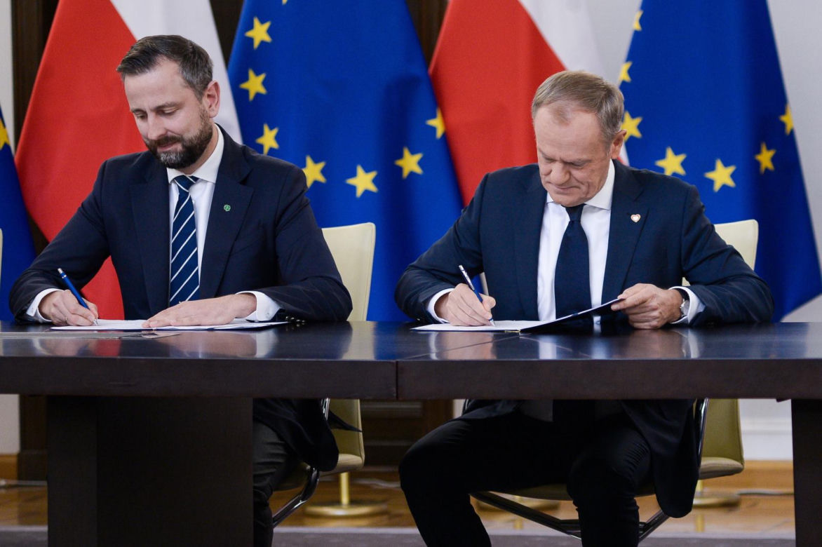 Liderzy KO, Trzeciej Drogi i Nowej Lewicy podpisali umowę koalicyjną