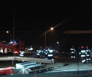 Wypadek na Trasie Siekierkowskiej