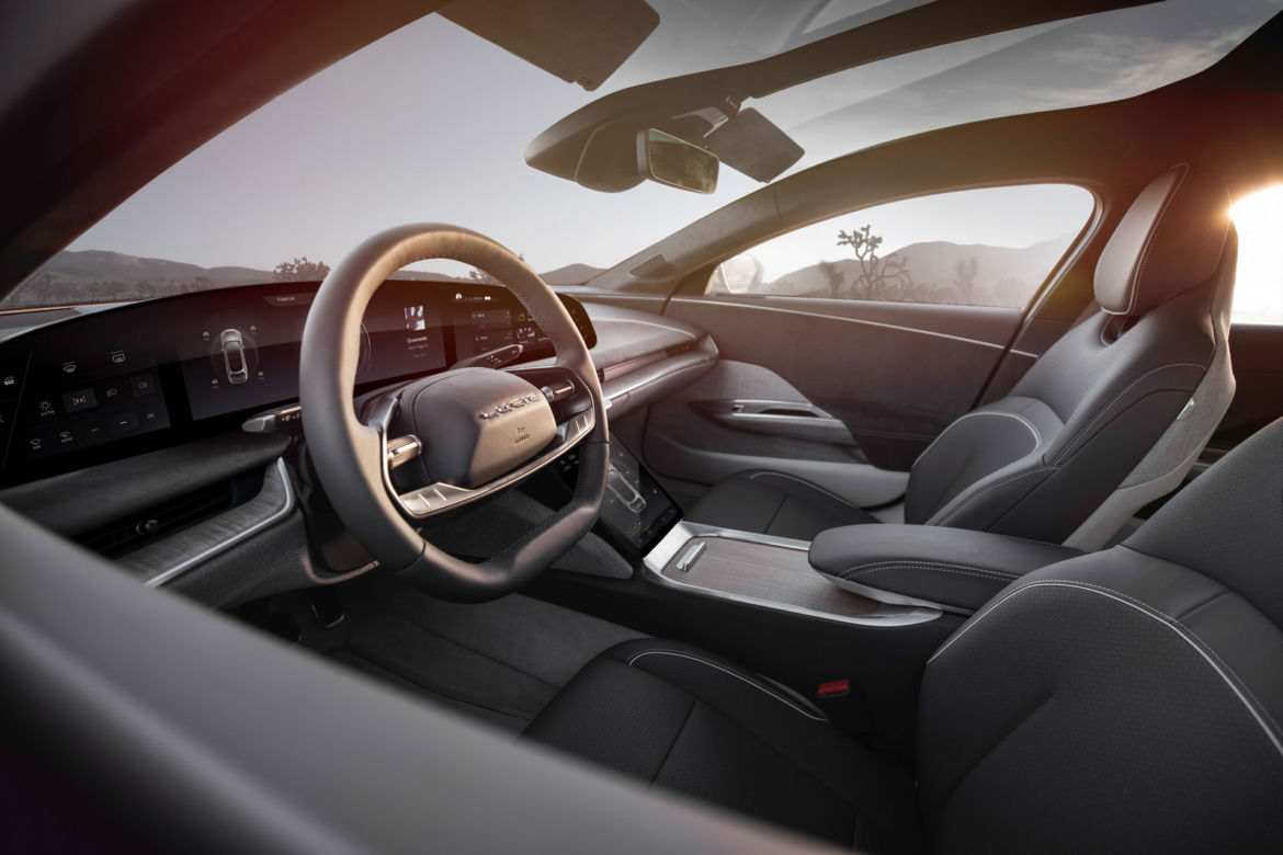 Lucid Air - wnętrze