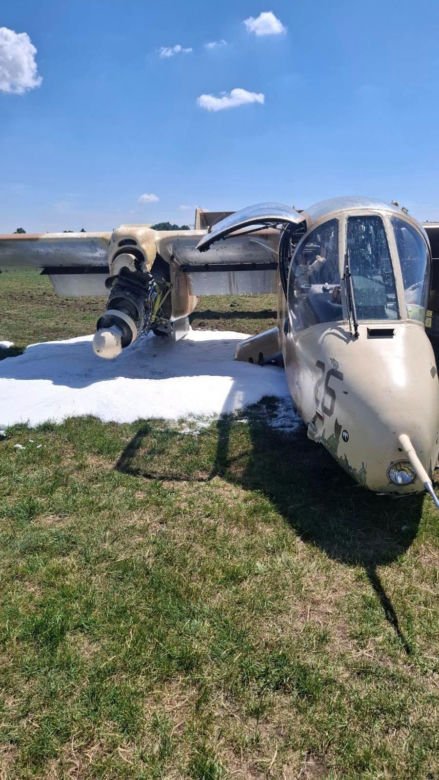 Incydent podczas treningów przed pokazami Antidotum Airshow w Lesznie. Samolot wylądował bez podwozia