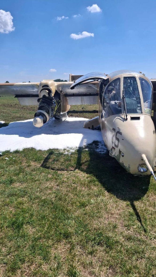 Incydent podczas treningów przed pokazami Antidotum Airshow w Lesznie. Samolot wylądował bez podwozia