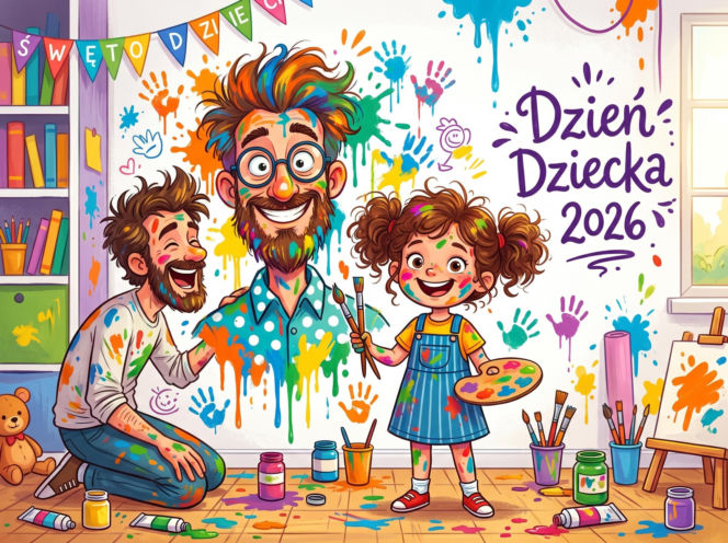 Śmieszna kartka na Dzień Dziecka