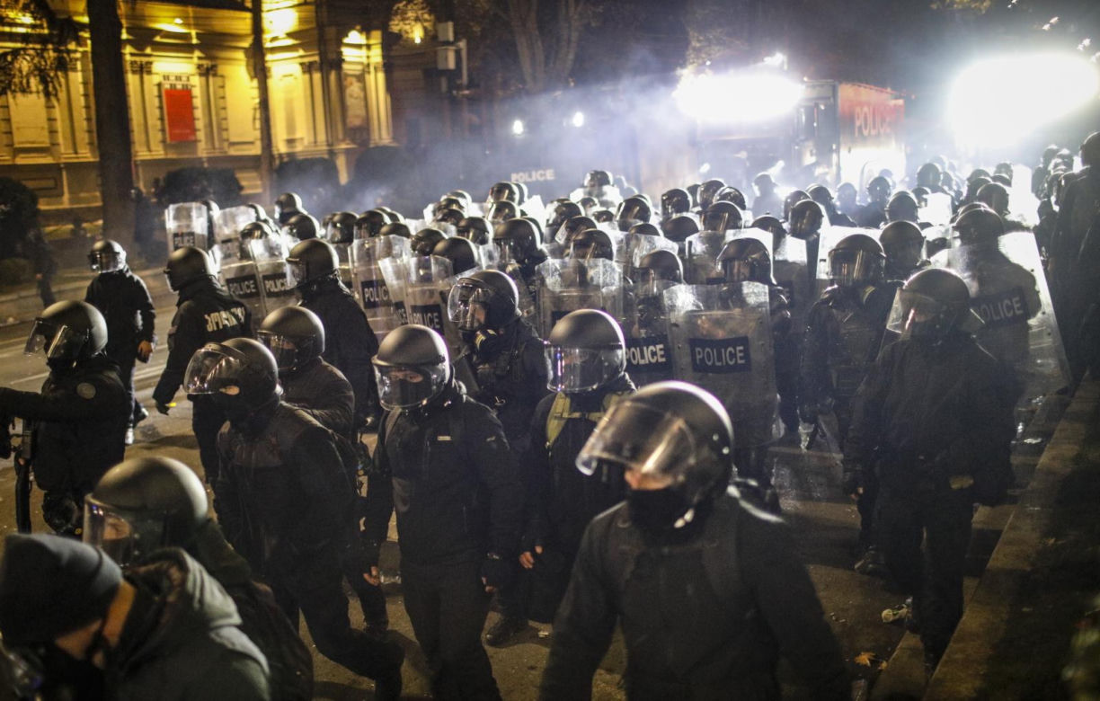 Protesty w Gruzji 