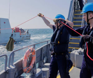 ORP Mewa w Londynie. Debiut niszczyciela min typu Kormoran II w stałym zespole NATO